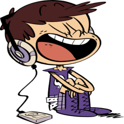 Luna Loud (listening to music) Roblox decal