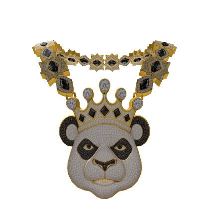 Corrente Panda Cravejada
