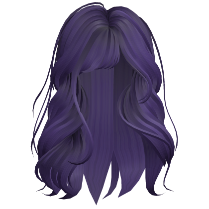 Long Soft Wave Hair - Purple
