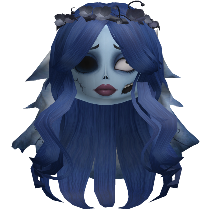 🪦 Emily Corpse Bride Undead (Face,Hair,Crown)