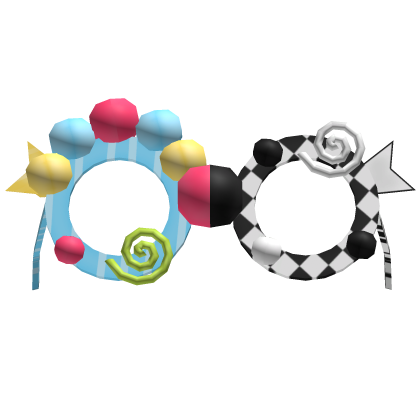 Dual clowncore harajuku glasses