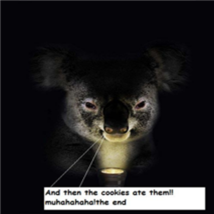 koala telling scary stories Roblox decal