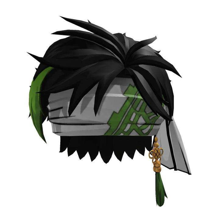 Cabelo de Qin Shi Huang Green Anime