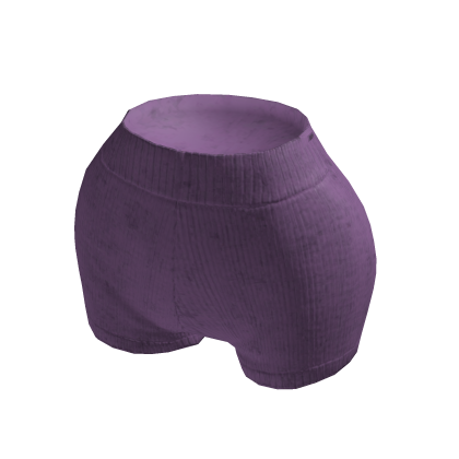 Purple Knit Shorts