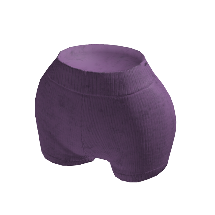 Purple Knit Shorts