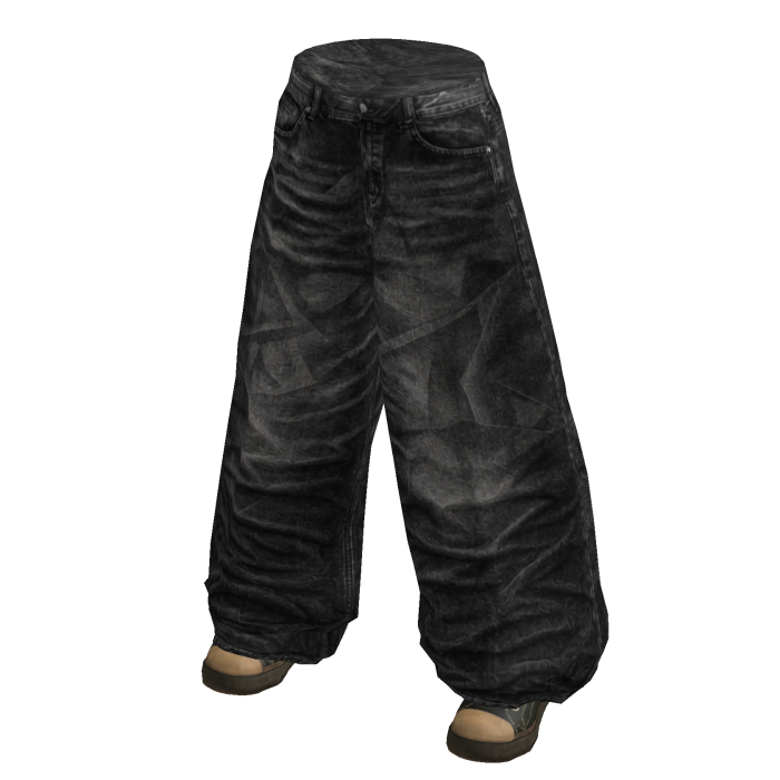 Graphite Abstract Pants
