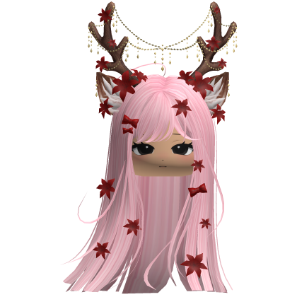 Ethereal Christmas Fairy Fawn Hair w/ Antlers