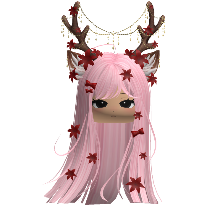 Ethereal Christmas Fairy Fawn Hair w/ Antlers