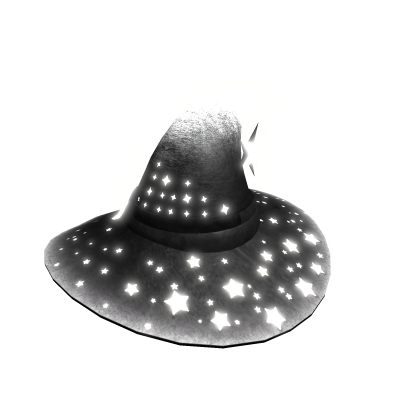 Emissive/Glowing Midnight Witch's hat (white)