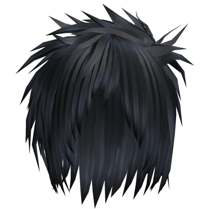 Dark Blue Gyaruo J-rock Visual Kei Messy Hair 73.