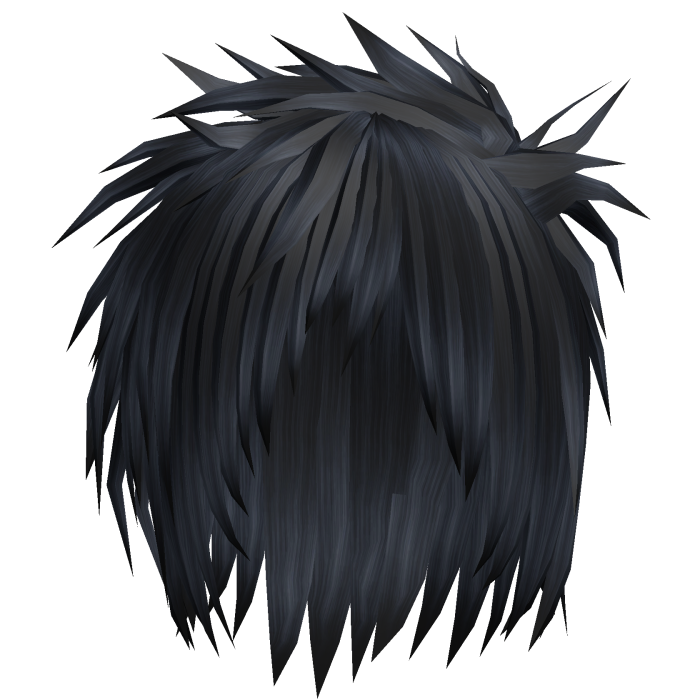 Dark Blue Gyaruo J-rock Visual Kei Messy Hair 73.