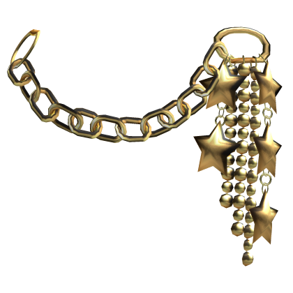 3.0 Gold Star Y2K Emo Goth Metal Waist Chain