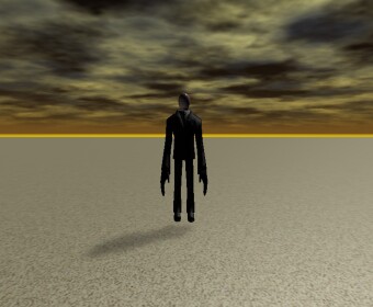Sword Fight with Slender in Area 51 (Scary/Dark)