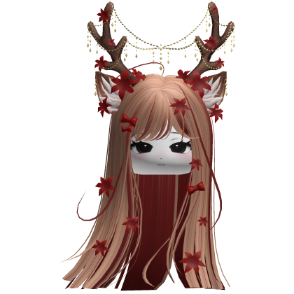 Ethereal Christmas Fairy Fawn Hair w/ Antlers