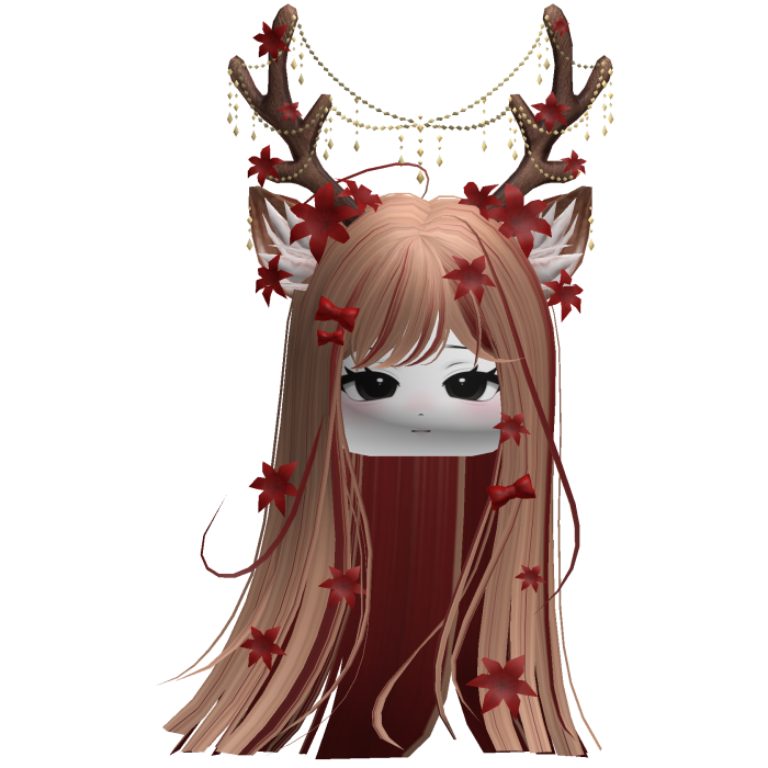 Ethereal Christmas Fairy Fawn Hair w/ Antlers