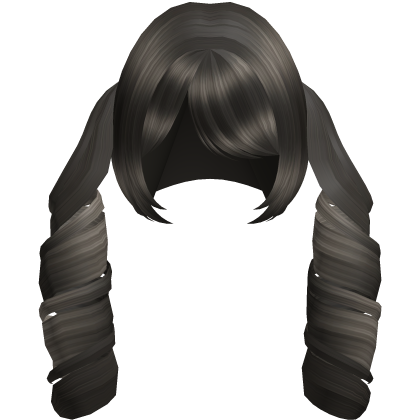 Long Twin Braids with Curtain Bangs (Espresso) Roblox item