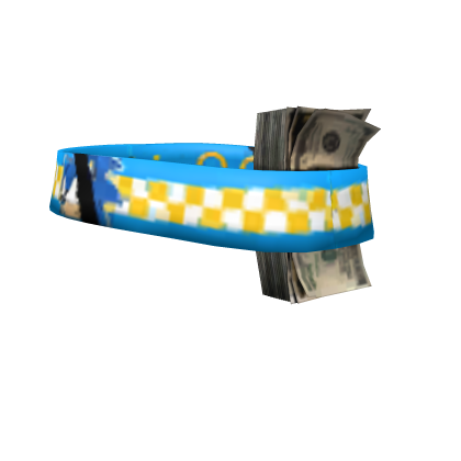 $$$ sonic the hedgehog money headband v3