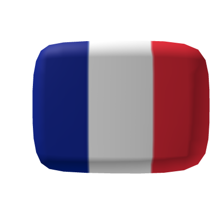 French Flag Face Paint Roblox item