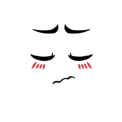 Face (With Eyes Closed) Roblox decal