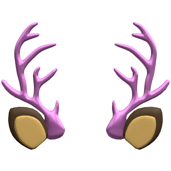 pink reindeer antlers