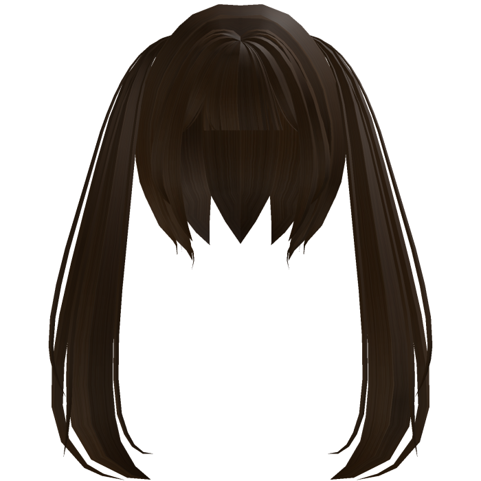 O_o cute moe long pigtails in brown