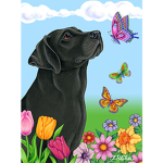 Butterflys and black labs