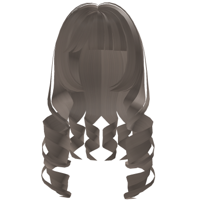 Wavy Hair Milktea Fluffy Roblox item