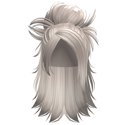 Y2K Half Up Metal Lover Hair (Platinum Blonde) Roblox item