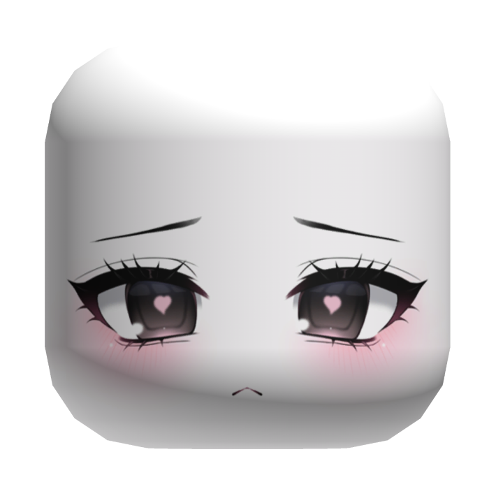 Kawaii Heart Eyes Anime Face