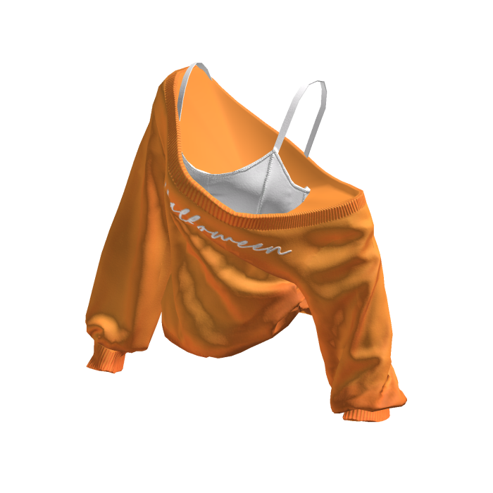 Halloween Cozy Baggy Autumn Sweater