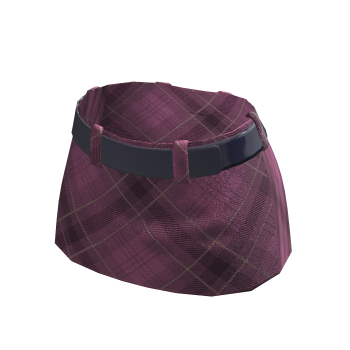 Smart Pink Purple Formal Office Plaid Skirt • DD24