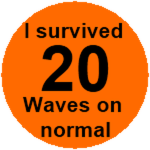 Survived 20 waves on normal