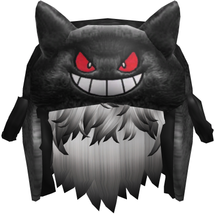 Black Monster Ushanka w/ Hair
