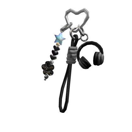 Black keychain Roblox item
