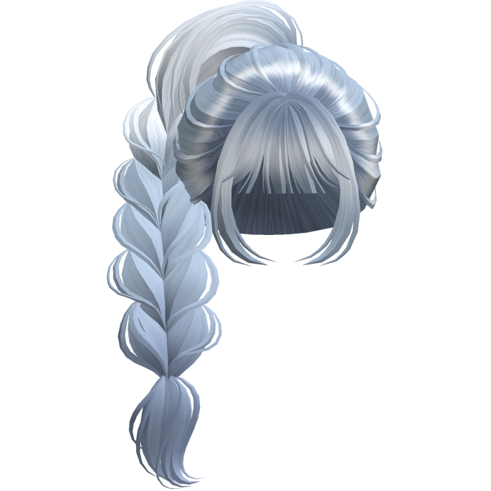 Braided Anime Princess Ponytail Sky Blue