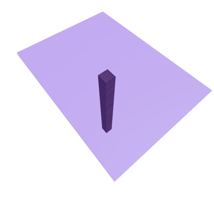 Royal Purple Glass Table.