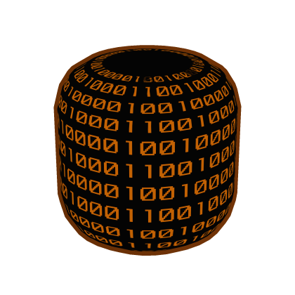 XL Orange Animated Hacker Head