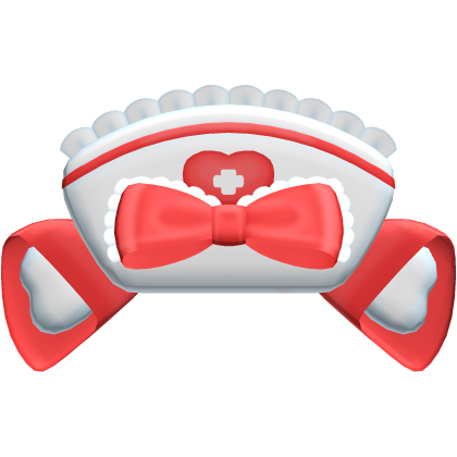 ♡ ⋮ Cute Kawaii Red Kitty Nurse Ears