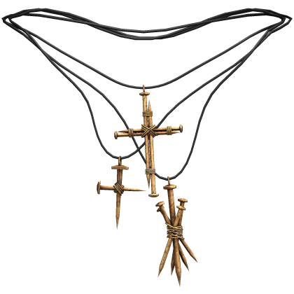 Gold Layered Nail Necklace