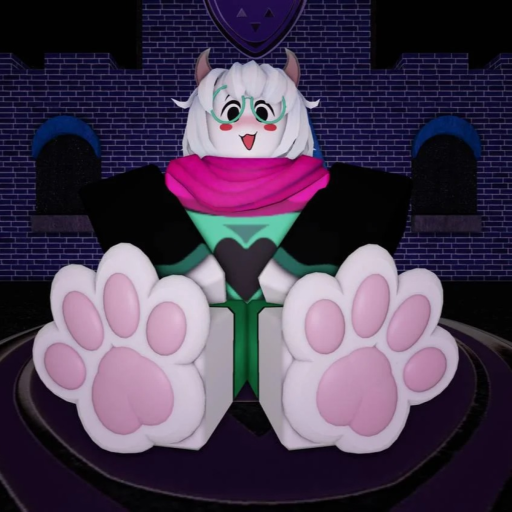 Bounce on Ralsei's inflated belly