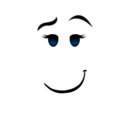 [FREE CSOM FACE (FEMALE)] BLUE HAPPY Roblox decal