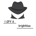 I spy an b r i g h t b l u e