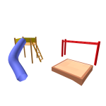 Playground on the head
