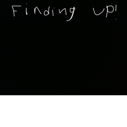 Finding Up!