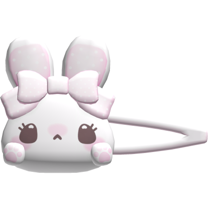 kawaii cutecore pastel bunny hairclip