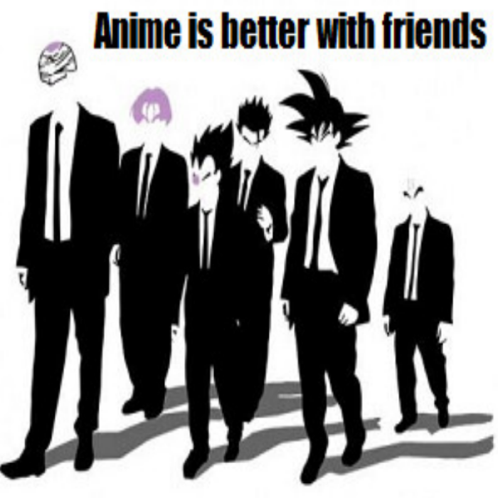 Anime is better with friends Roblox decal