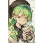 Glossy green