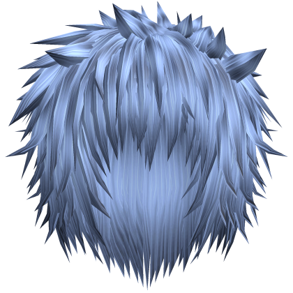Glacier Blue Messy Anime Spiky Emo Hair  Roblox item