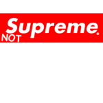NOT supreme brand