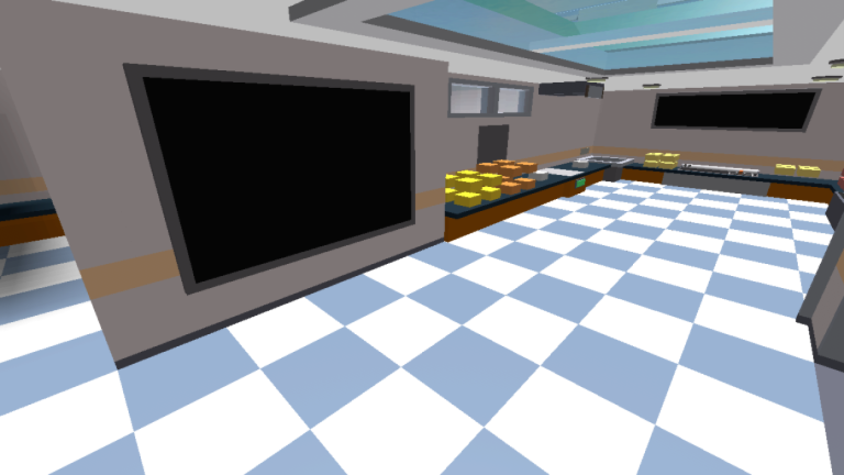 Cook Burgers, but with 100 players